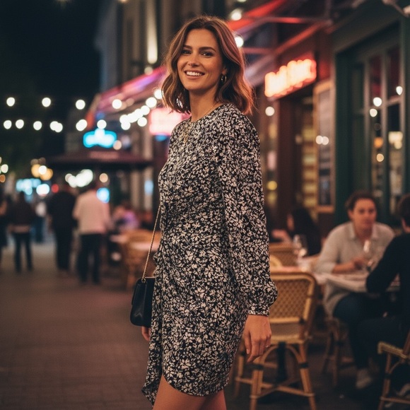 Isabel Marant Dress Women’s Small Dulce Floral-Printed Knot-Detailed Mini Dress - Picture 12 of 12